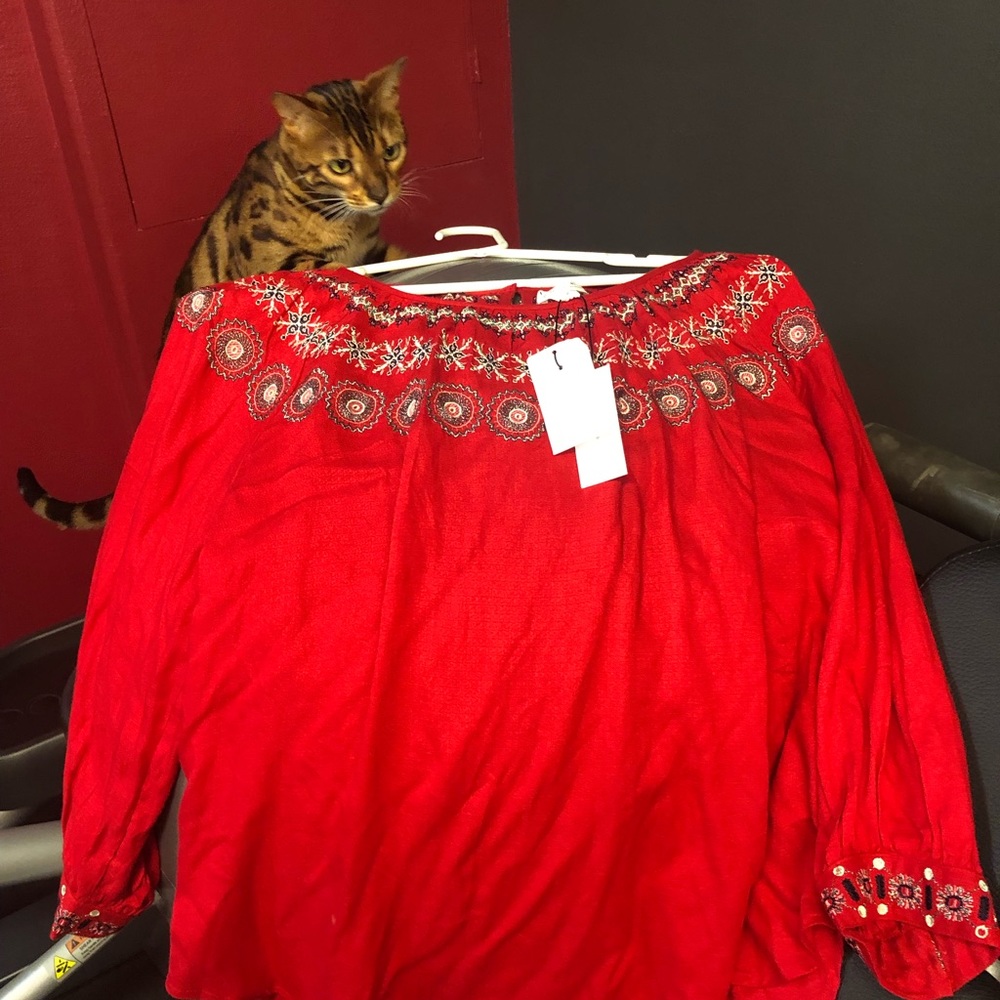 Red blouse - Picture 4 of 6